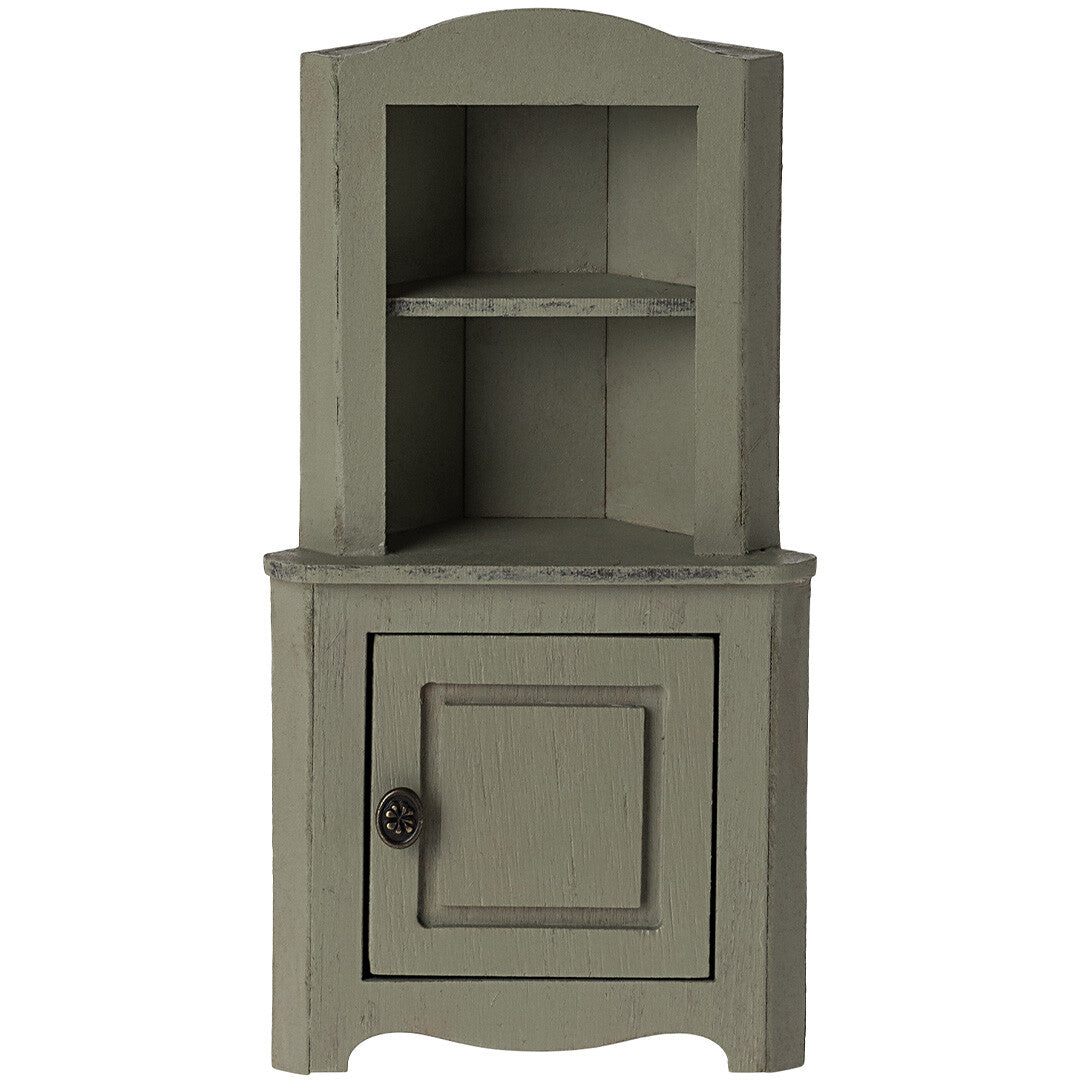 maileg poppenhuis hoekkast lichtgroen - 15,5 cm | 11-4002-00 | 0