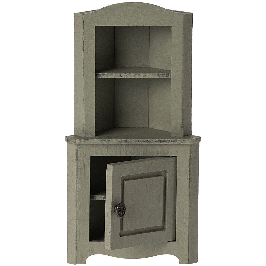 maileg poppenhuis hoekkast lichtgroen - 15,5 cm | 11-4002-00 | 2