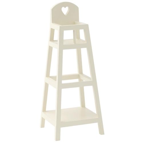 maileg poppenhuis kinderstoel - wit - my - 15,5 cm  | 11-2005-00 | 0
