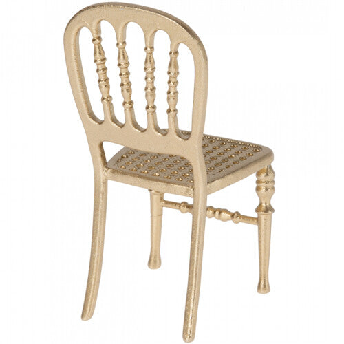 maileg poppenhuis stoel goud   | 11-2106-00 | 1
