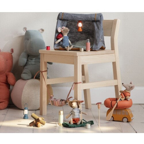 maileg poppenhuis thermosfles en mokken - soft coral | 11-2114-01 | 2