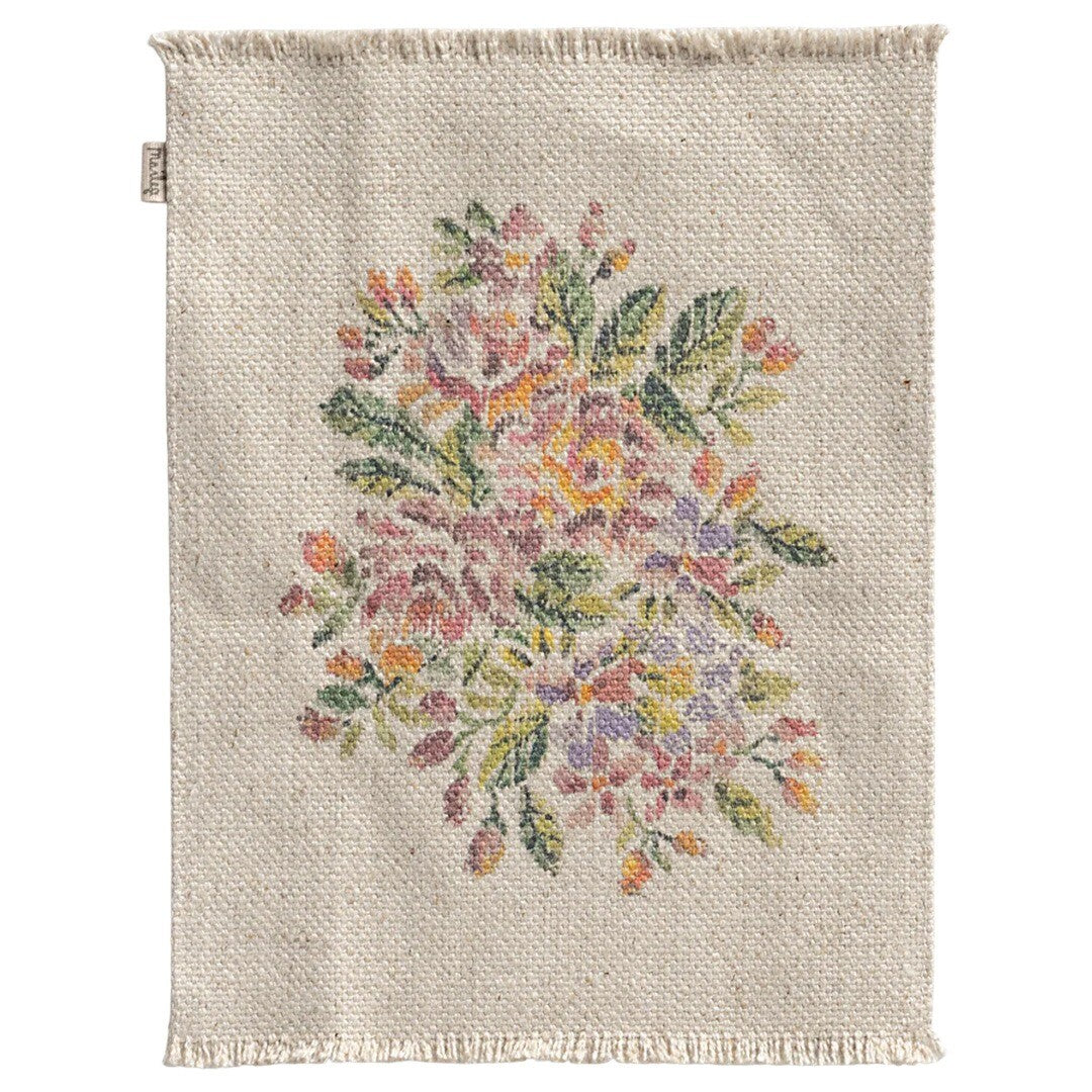 maileg poppenhuis vloerkleed flowers - 21 cm | 11-4412-00 | 0