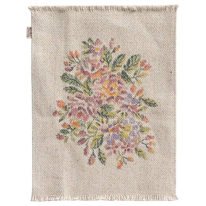 maileg poppenhuis vloerkleed flowers - 21 cm | 11-4412-00 | 0