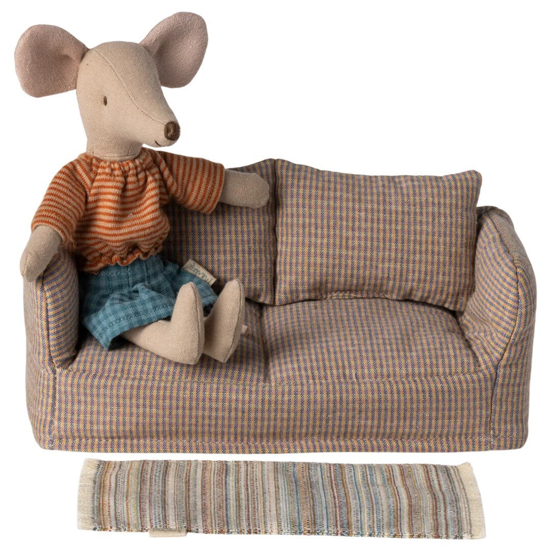 maileg poppenhuis vloerkleed striped - 13,5 cm | 11-4409-00 | 1