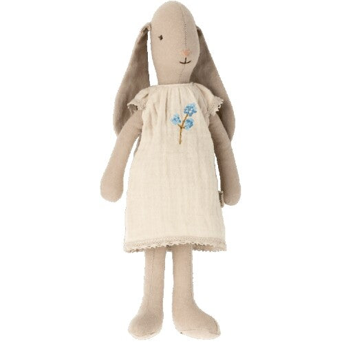 maileg poppenkleding jurk blauwe druifjes - knuffelkonijn - maat 2 | 16-2201-01 | 1