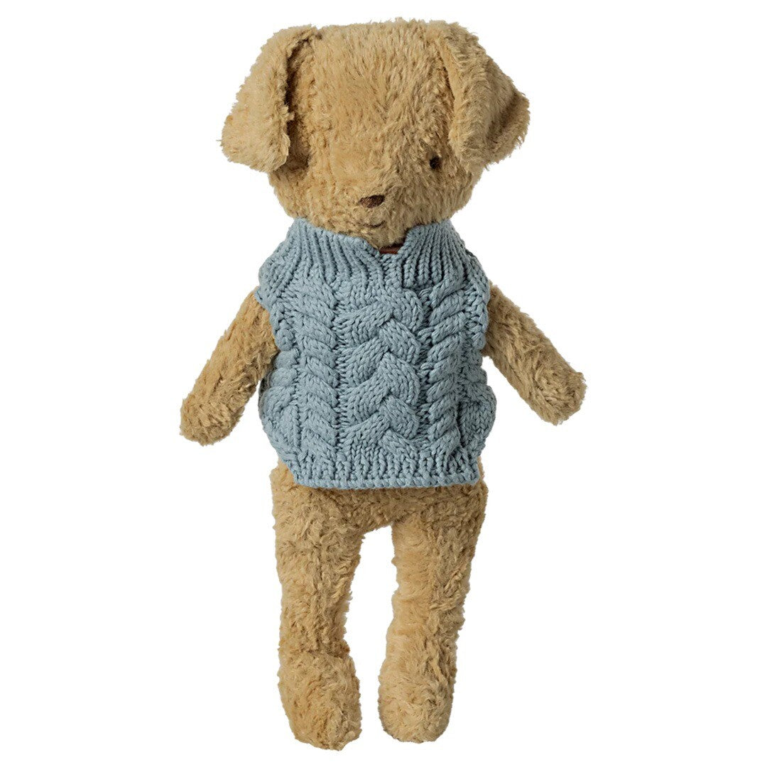 maileg poppenkleding knuffelhond - sweater - blue | 16-4920-00 | 1