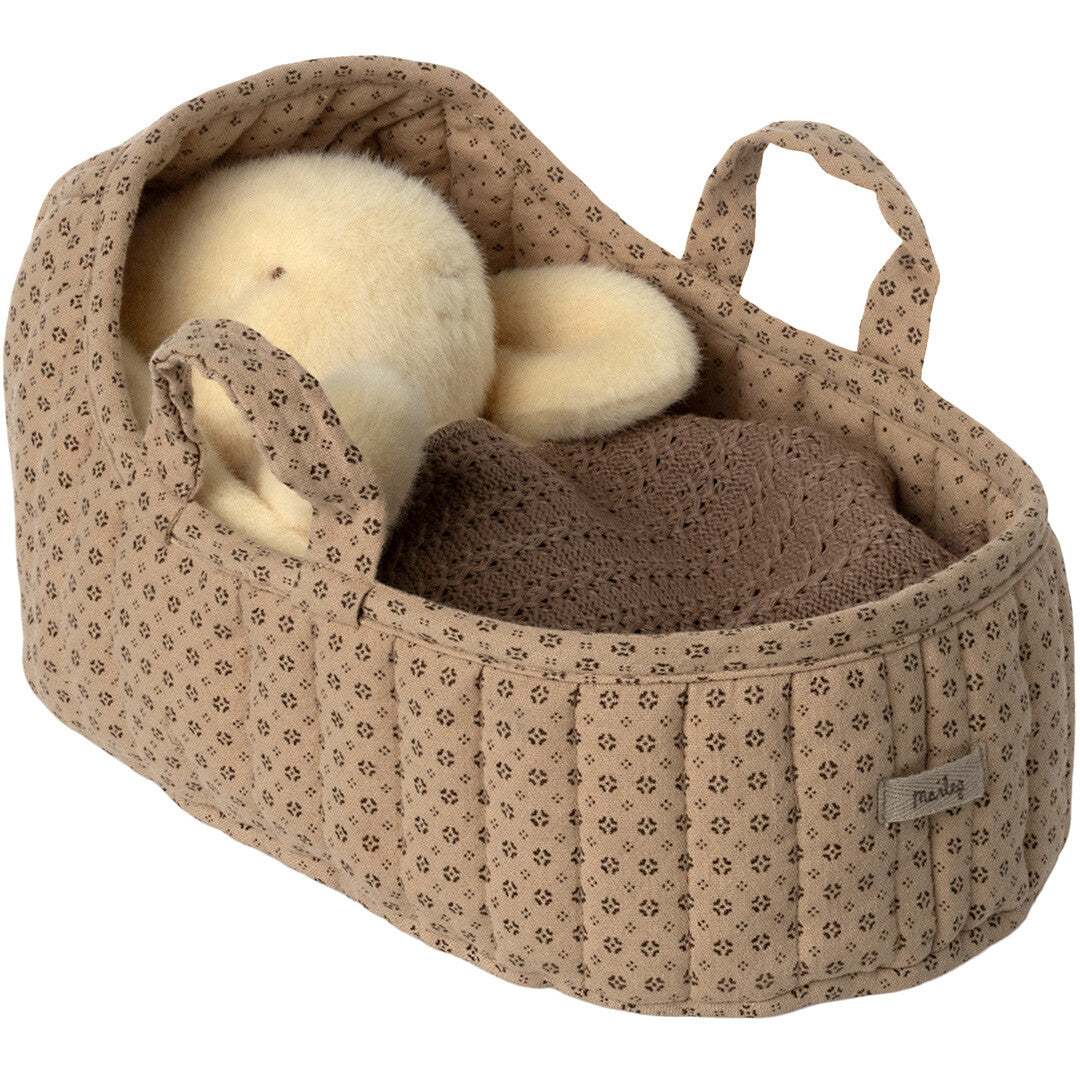 maileg poppenreiswieg sand - 29 cm | 11-3404-00 | 2