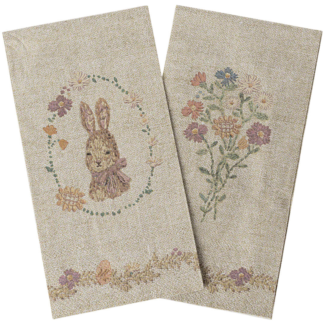 maileg servetten lapin de pâques - sand rose - 20st | 18-4101-00 | 0
