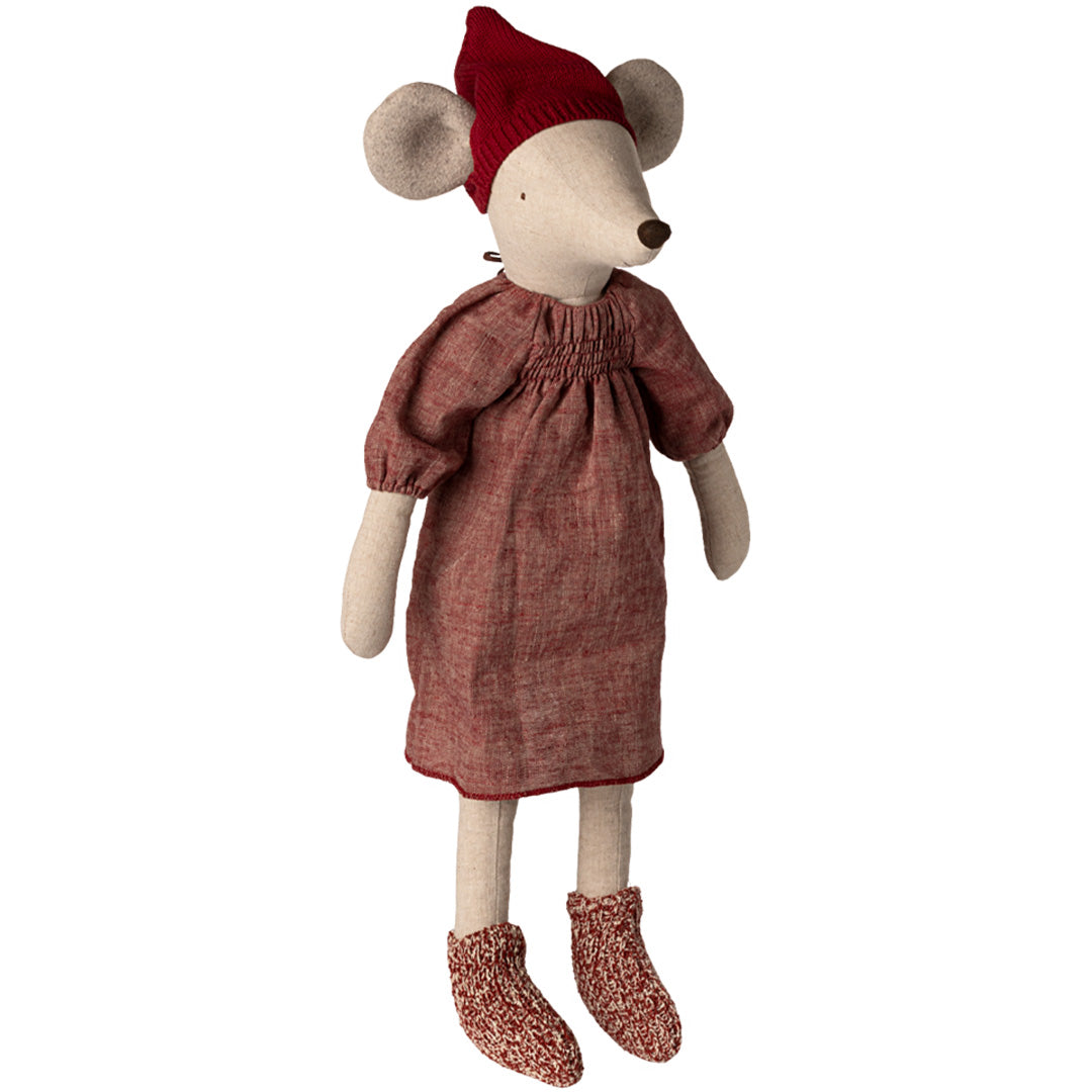 maileg knuffelmuis maxi meisje - kerst - 60 cm | 14-5700-00 | 0