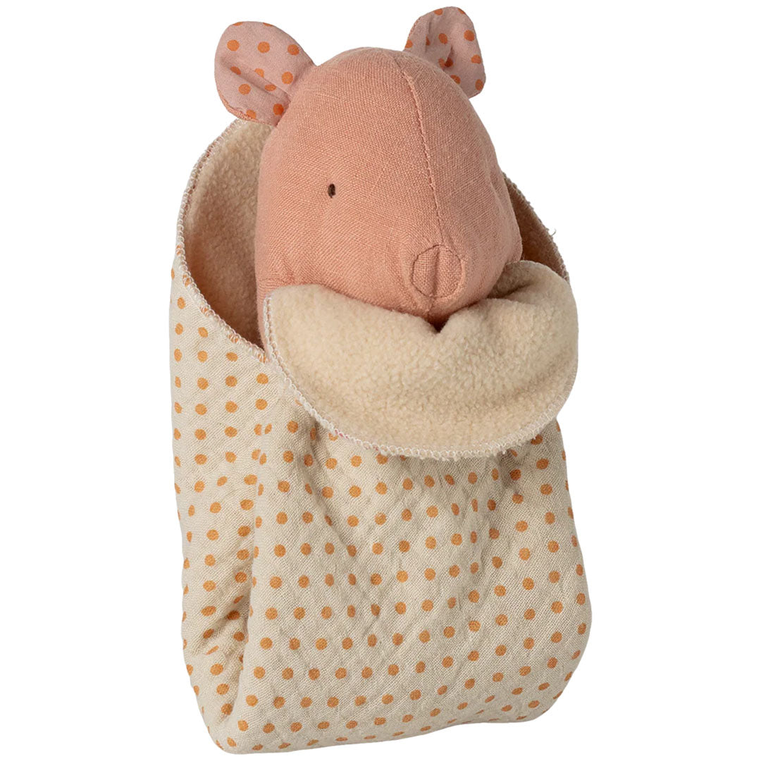 maileg knuffeldoek biggetje lullaby friends - rose - 12 cm | 16-6973-00 | 