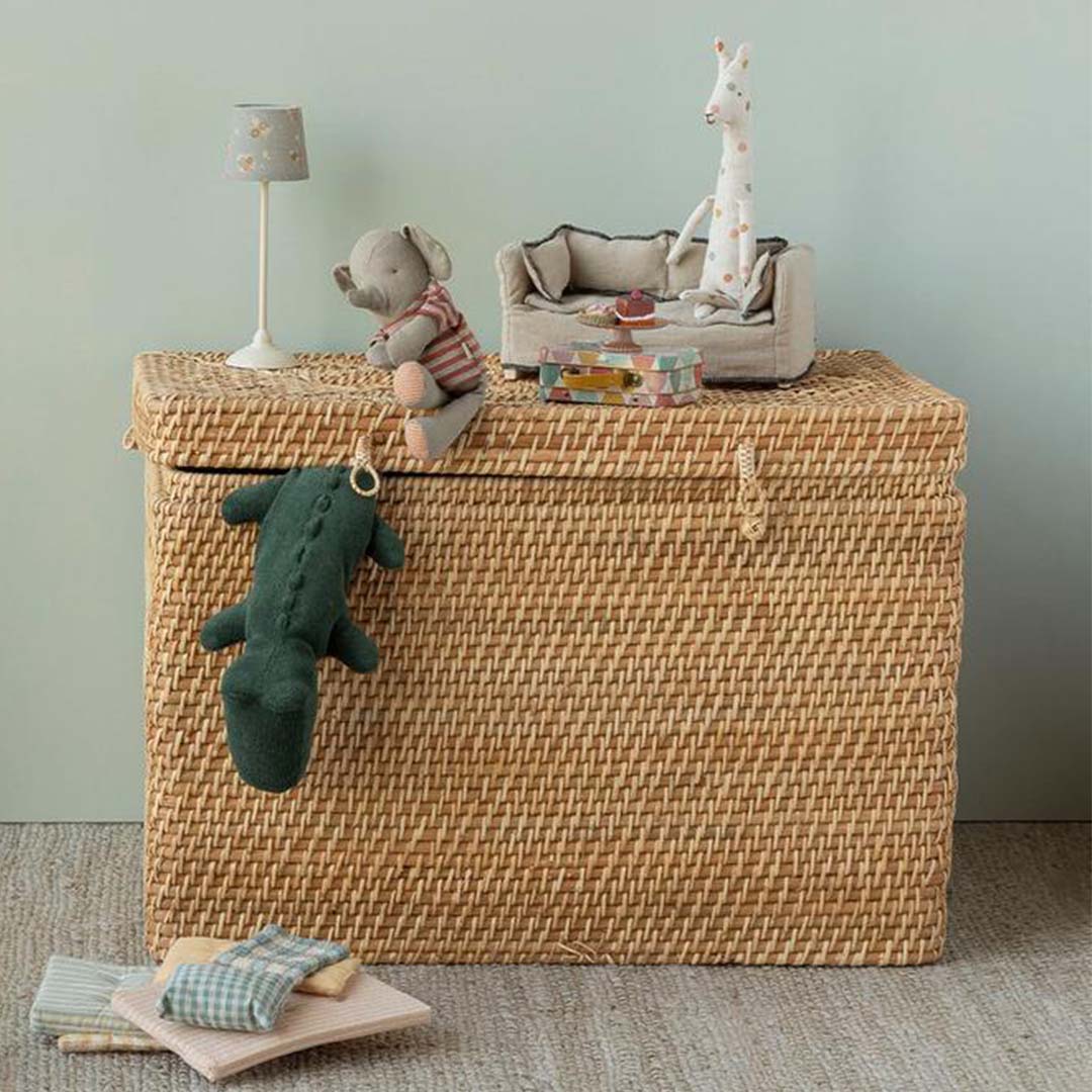 maileg peluche crocodile safari friends - forest green - 36,5 cm