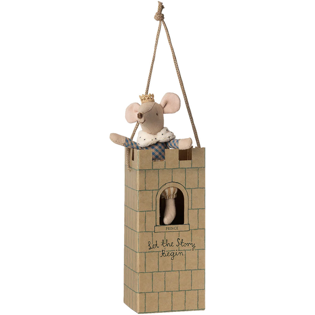 maileg knuffelmuis grote broer prins - ocher - 13 cm | 17-5210-00 | 1