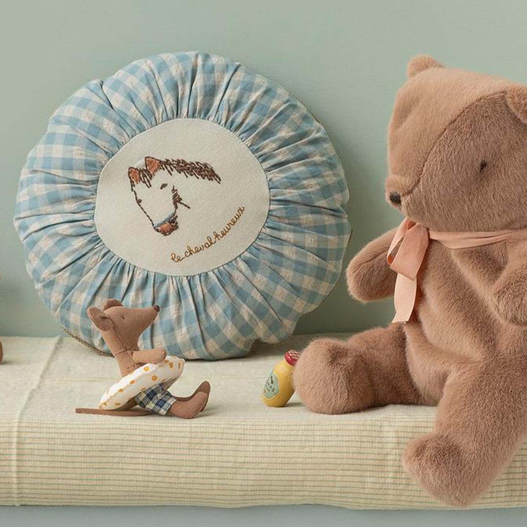 maileg knuffelmuis kleine broer met zwemband - gele stippen - 11 cm | 17-6103-00 | 4