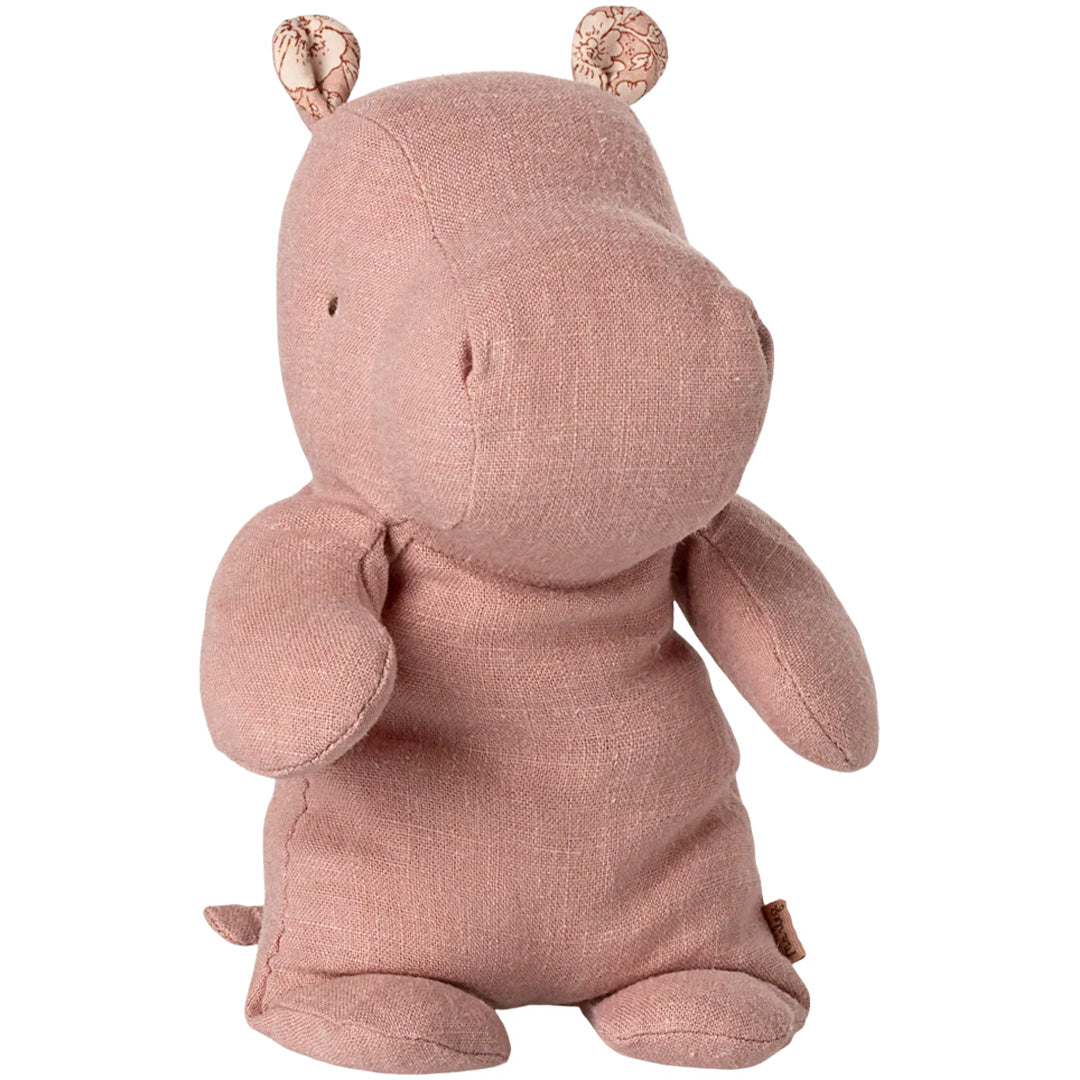 maileg knuffelnijlpaard safari friends - rose - 22 cm | 16-5616-00 | 0