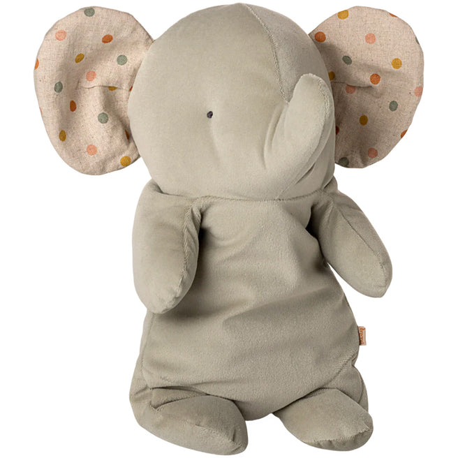 maileg knuffelolifant safari friends - iron grey - 34 cm | 16-5613-00 | 0