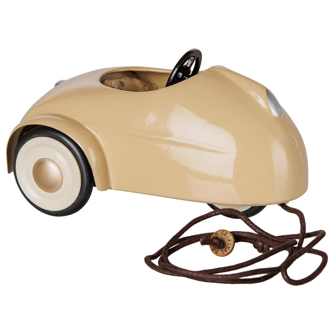 maileg speelauto met trekkoord - muis - wheat - 12,5 cm | 11-6107-00 | 