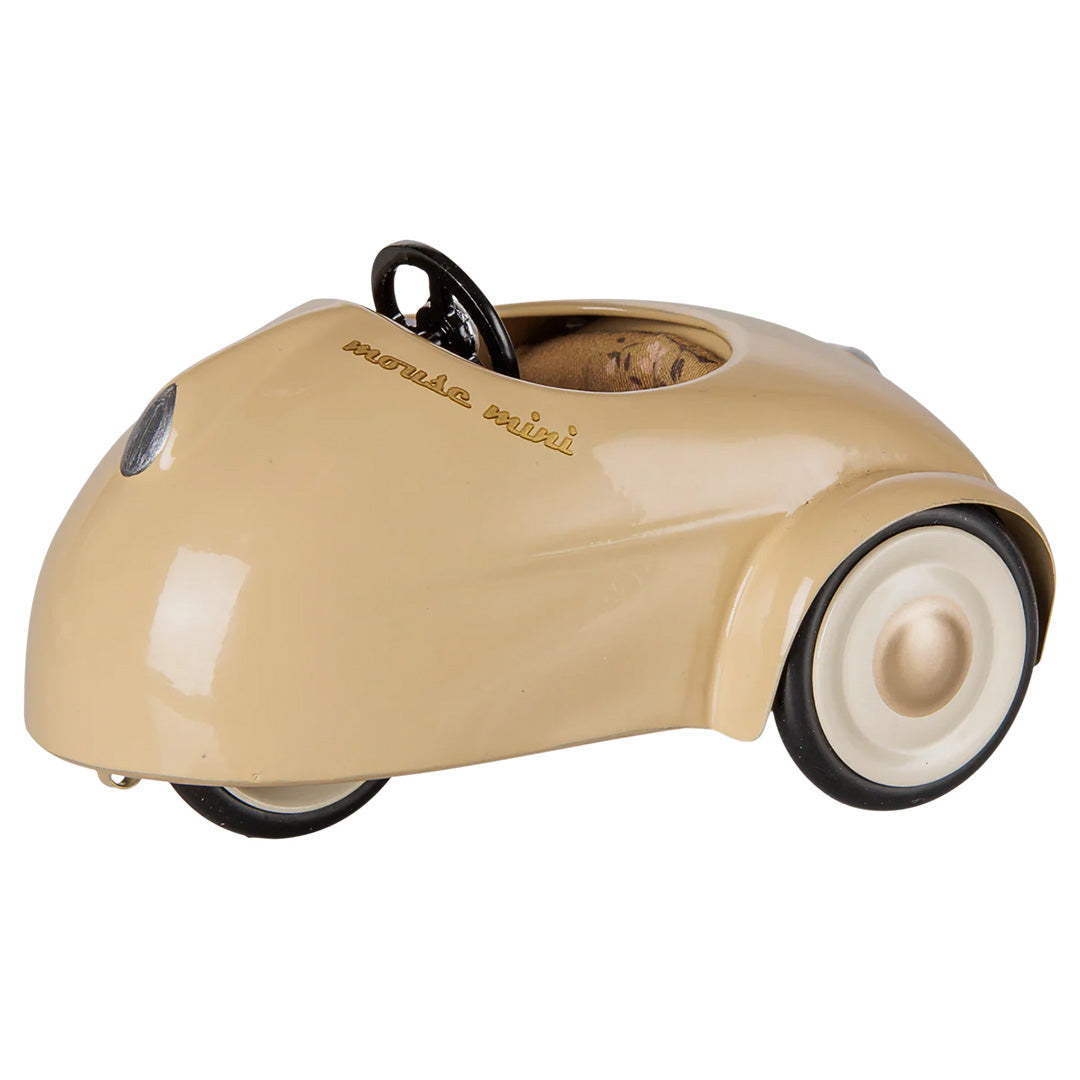 maileg speelauto met trekkoord - muis - wheat - 12,5 cm | 11-6107-00 | 4