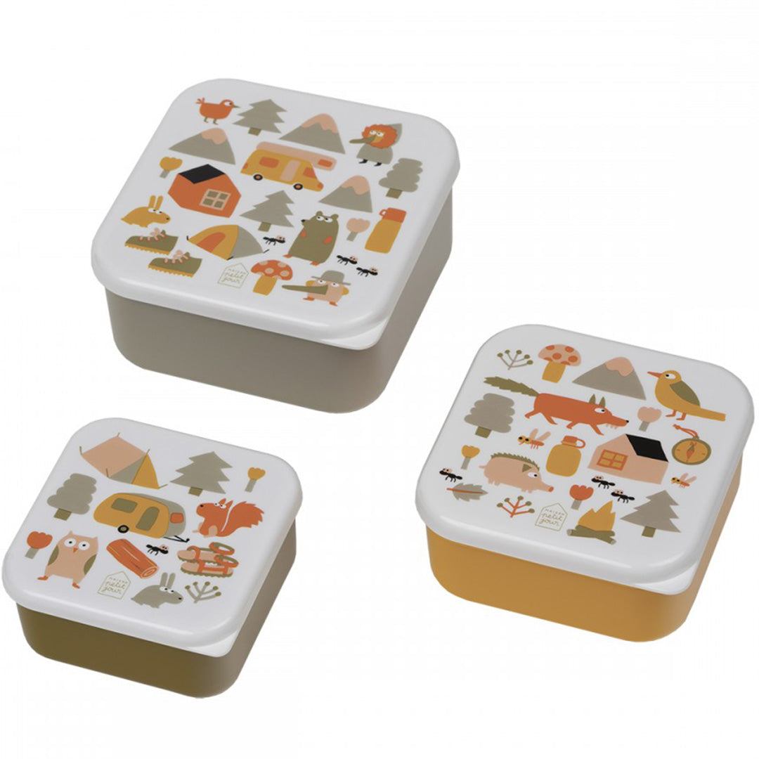maison petit jour lunchbox set het avontuur - 3st | AA994R | 0