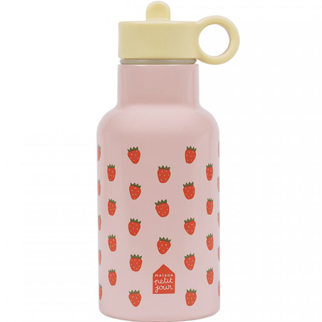 maison petit jour rvs drinkfles aardbeien - 350 ml | ST793R | 0