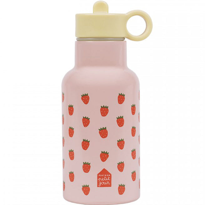 maison petit jour rvs drinkfles aardbeien - 350 ml | ST793R | 0