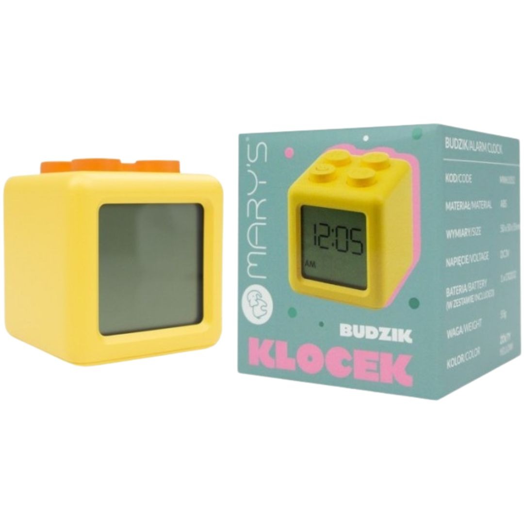 mary's wekker blok - geel | 66.002.18 | 3