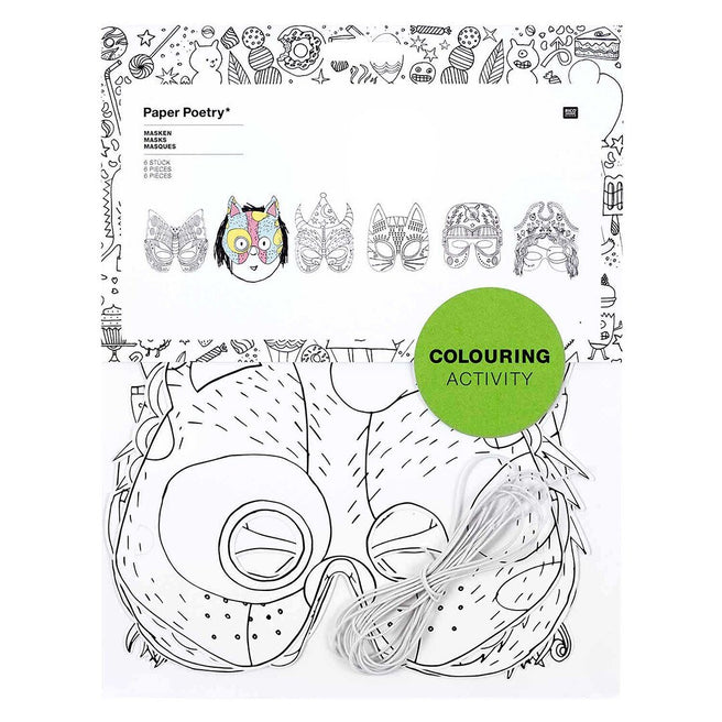 maskers inkleuren - 6 st | 99001.64.58 | 0
