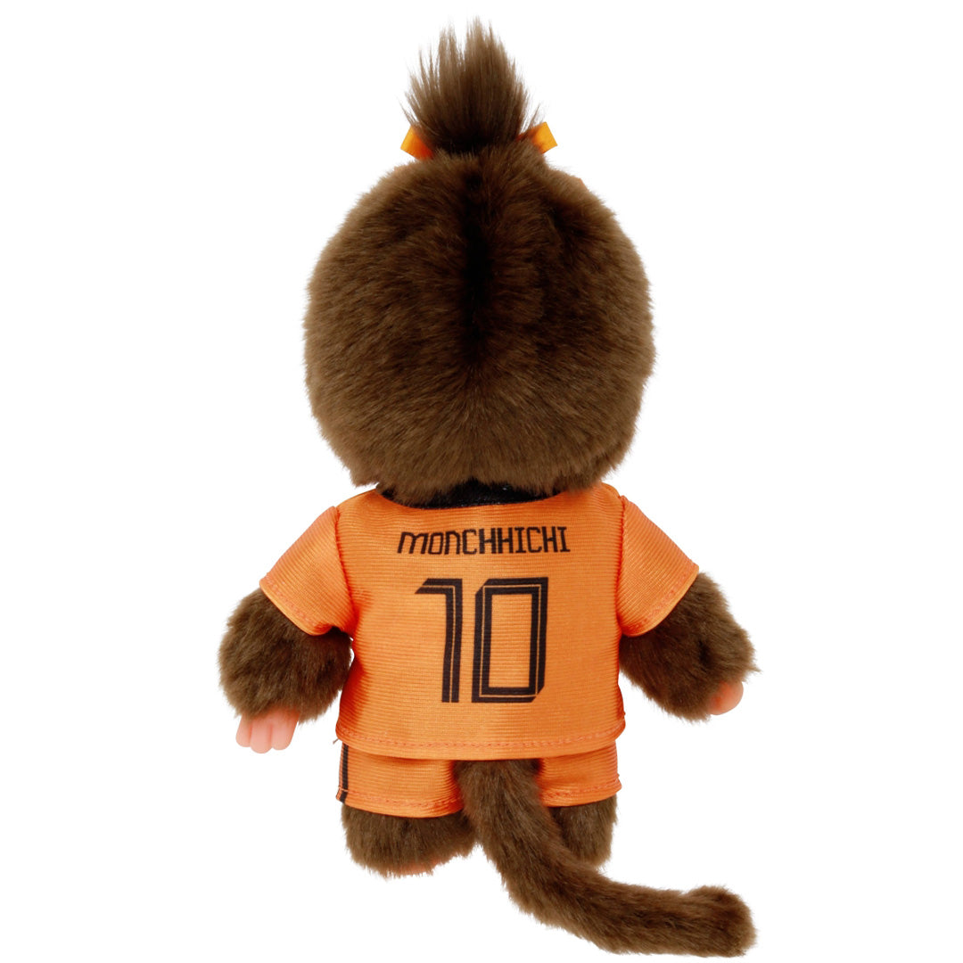 monchhichi pop meisje voetbal holland - 20 cm | MI253890 | 3