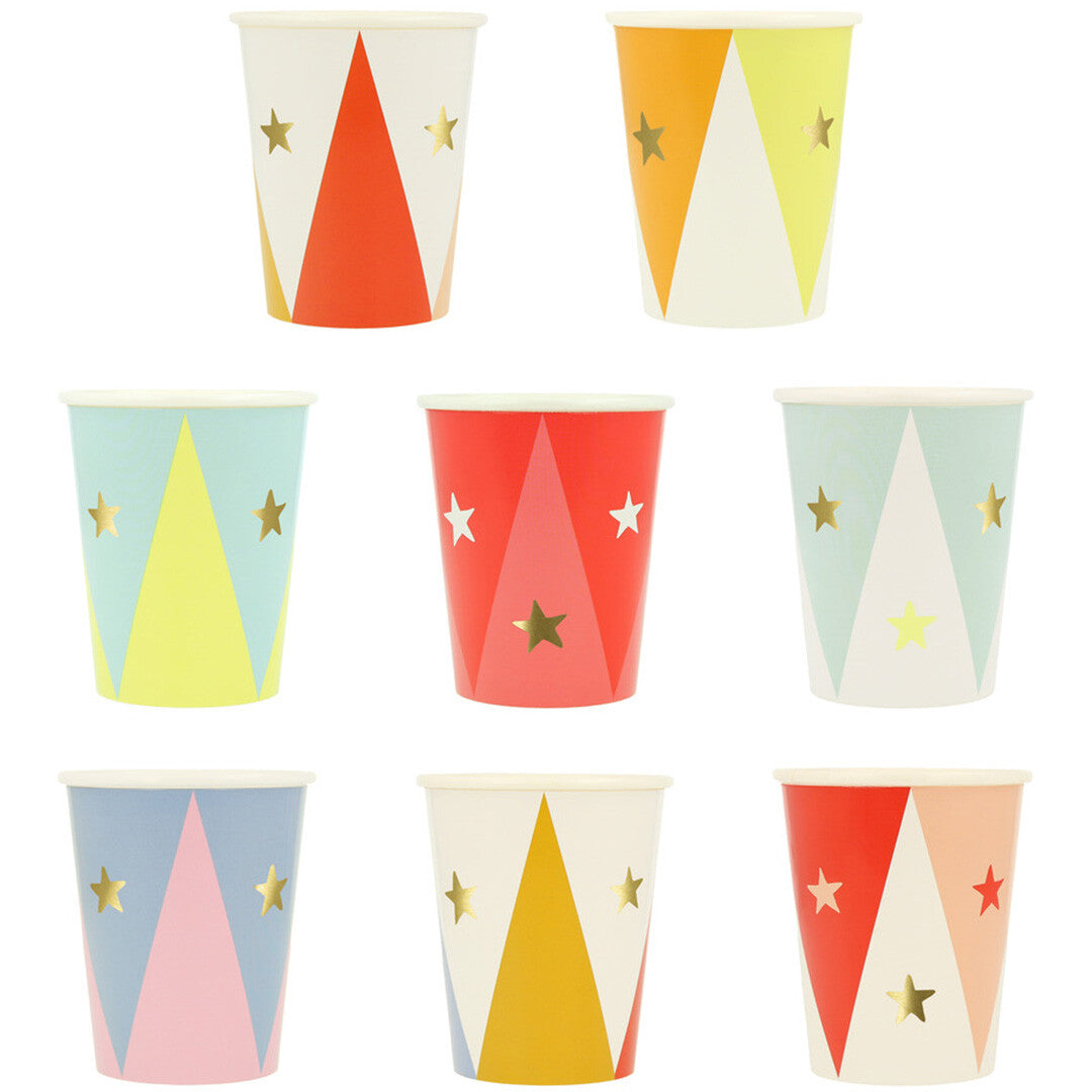 meri meri bekers circus – 8st | 276539 | 0