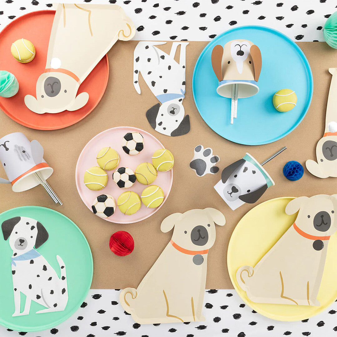 meri meri bekers honden - 8st | 268618 | 4