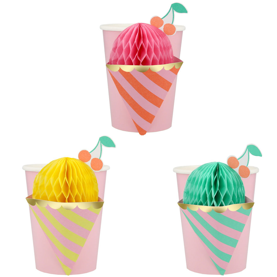 meri meri bekers ice cream - 8st | 286053 | 0
