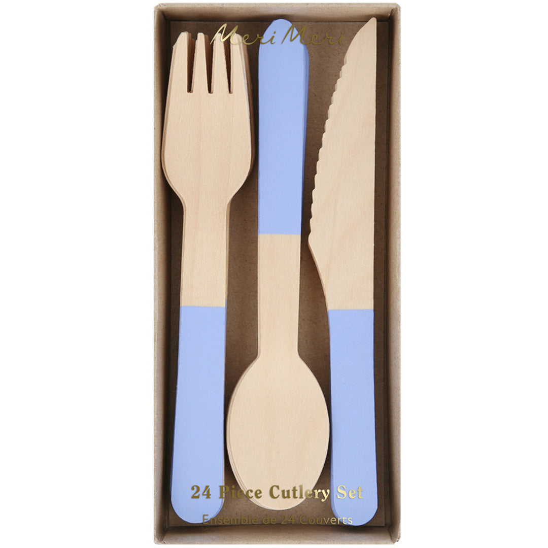 meri meri bestek cornflower blue - 24st | 289455 | 3