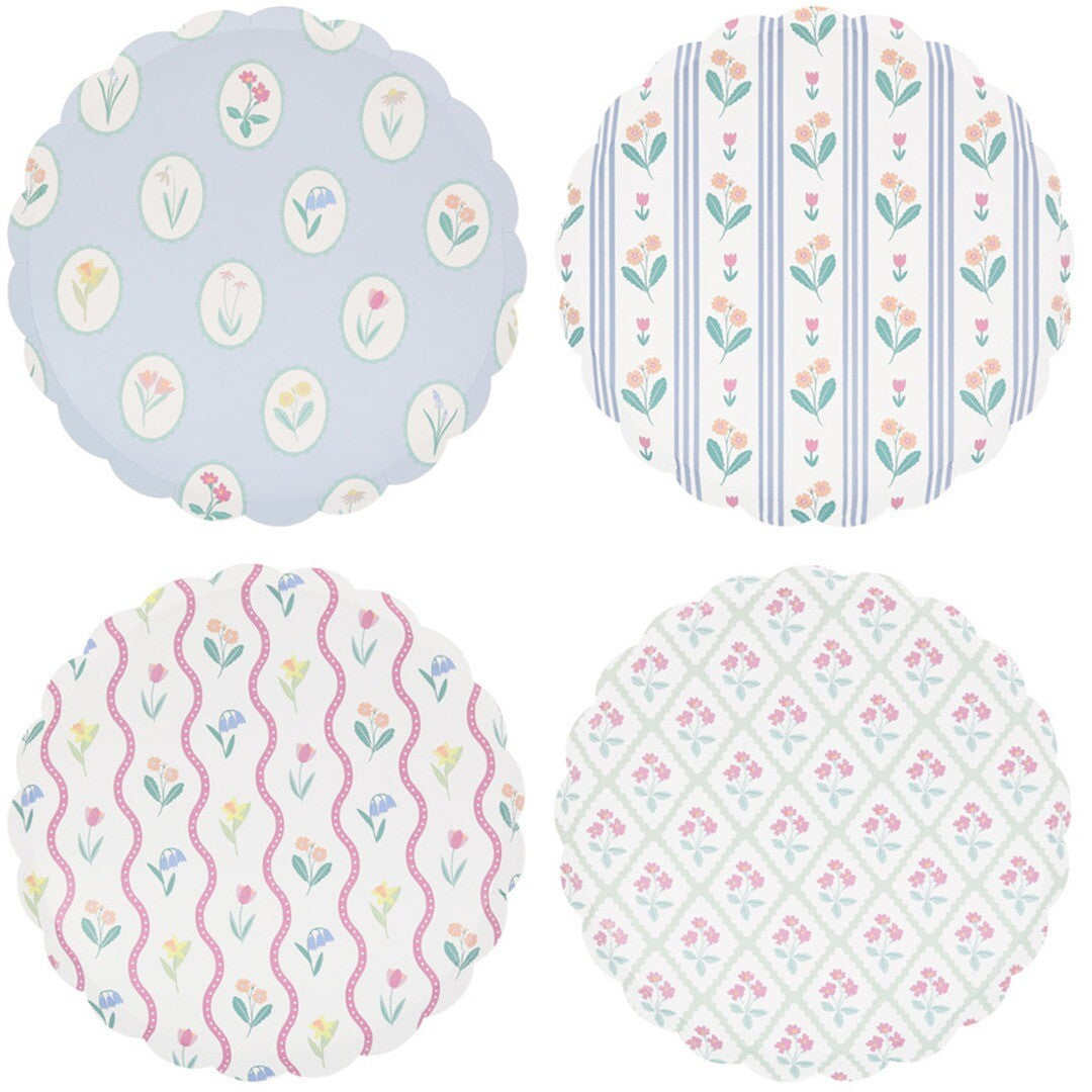 meri meri bordjes bloomsbury - large - 8st | 283308 | 0
