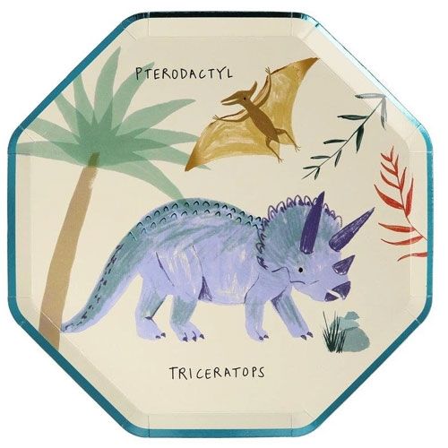 meri meri bordjes dino's - small - 8st | 202877 | 6