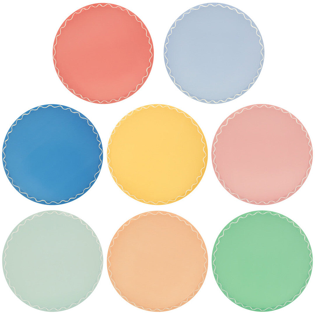 meri meri bordjes meerkleurig - small - 8st  | 274271 | 0