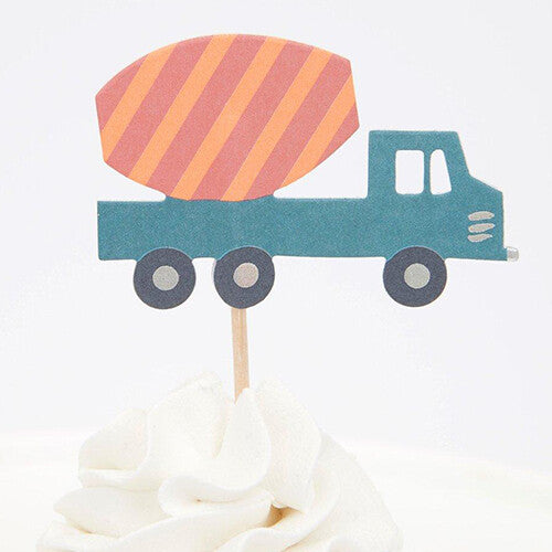 meri meri cupcake set de bouw - 24st | 215056 | 5