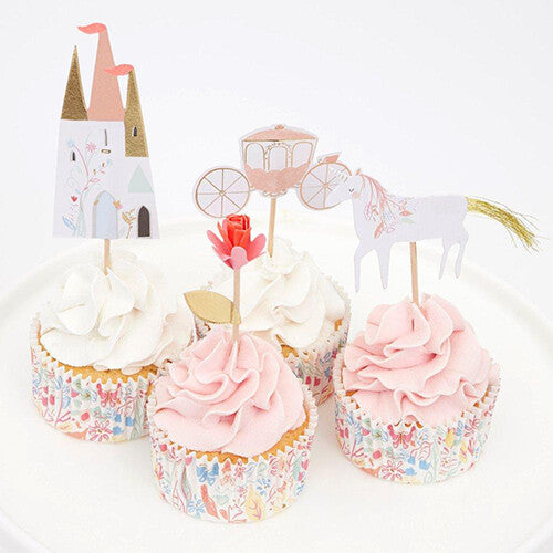 meri meri cupcake set prinses - 24st | 215218 | 1