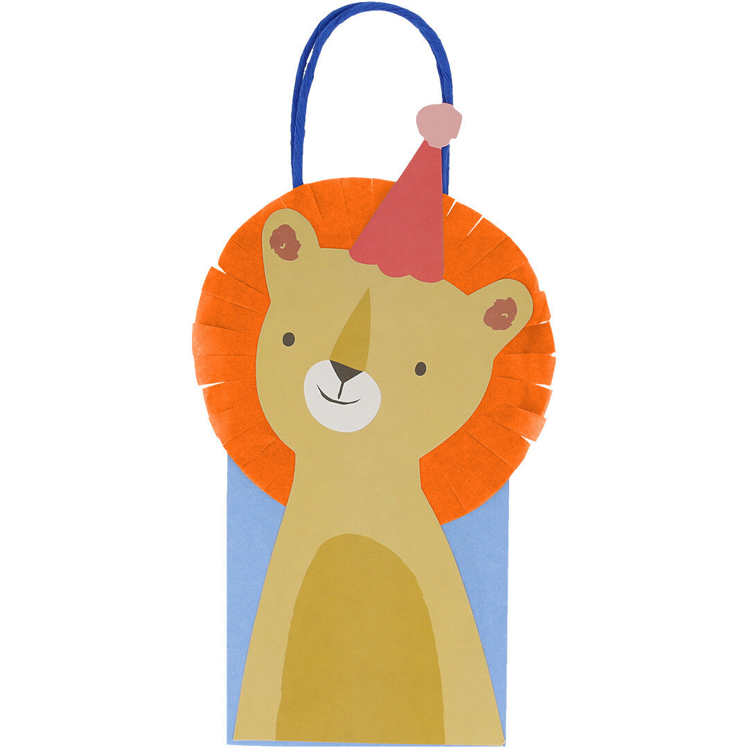 meri meri feesttasjes animal parade - 8st | 267349 | 2