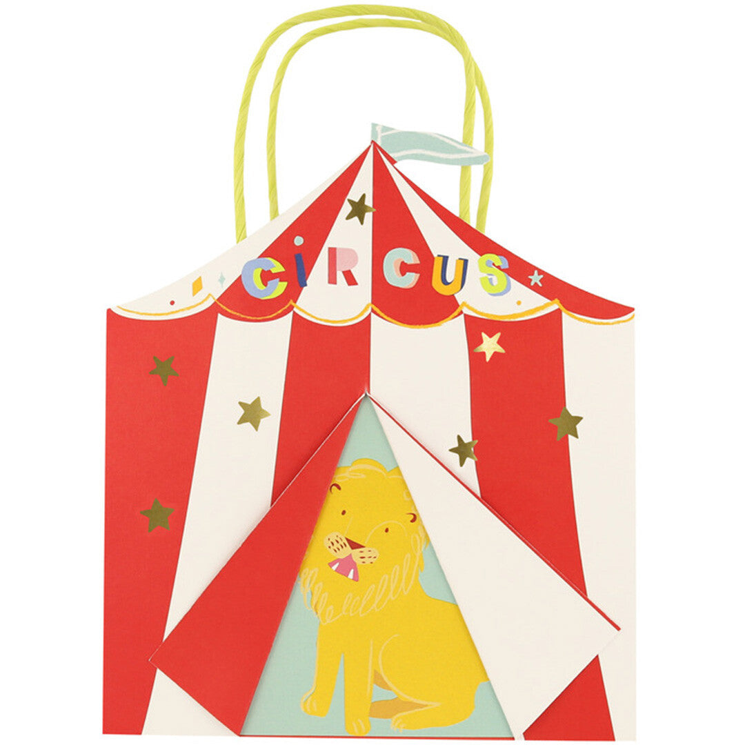 meri meri feesttasjes circustent - 8st | 276728 | 1