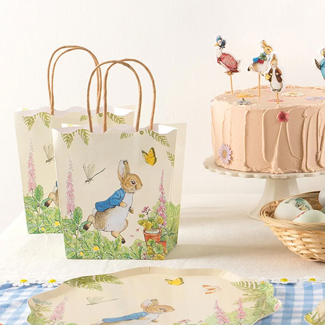 meri meri feesttasjes pieter konijn in de tuin - 8st | 267169 | 1