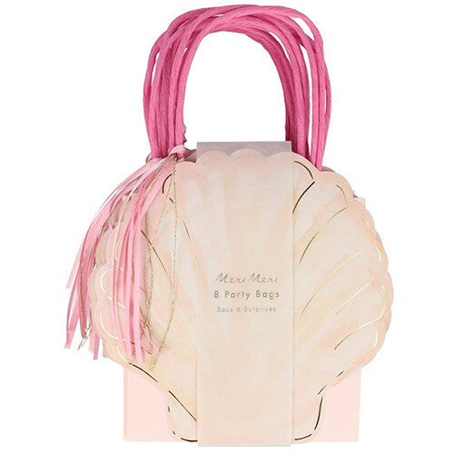 meri meri feesttasjes schelp - 8st | 215497 | 3