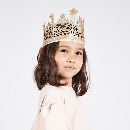 meri meri kroon glitter - goud | 217126 | 3