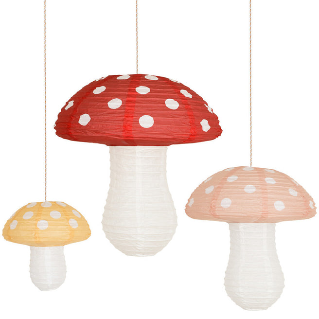 meri meri lampionnen paddenstoel - 3st | 275117 | 0