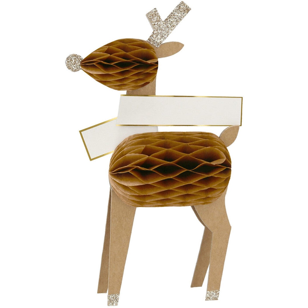 meri meri plaatskaarten rendier - 8st | 225234 | 0