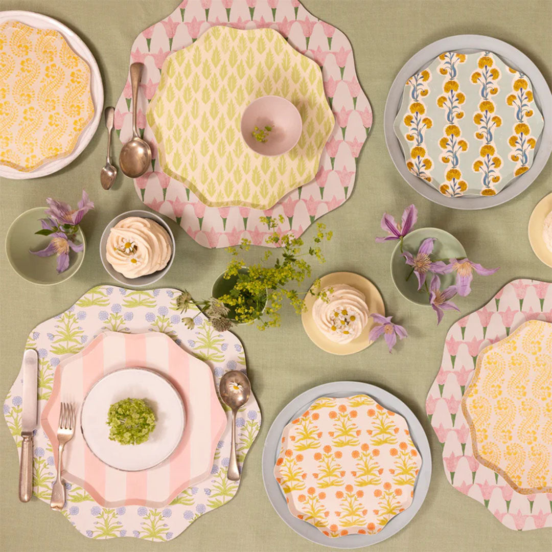 meri meri placemat molly mahon - blue flower | 288978 | 1