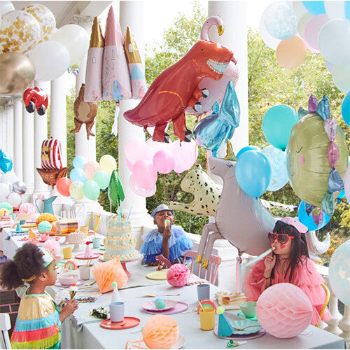 meri meri reuze folieballon - regenboog zon | 216397 | 2