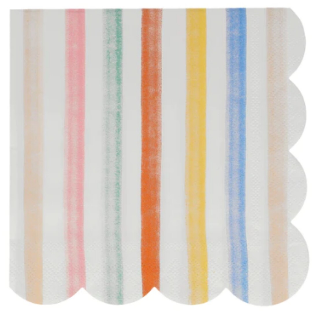 meri meri servetten colourful pattern - large - 16st | 267295 | 3