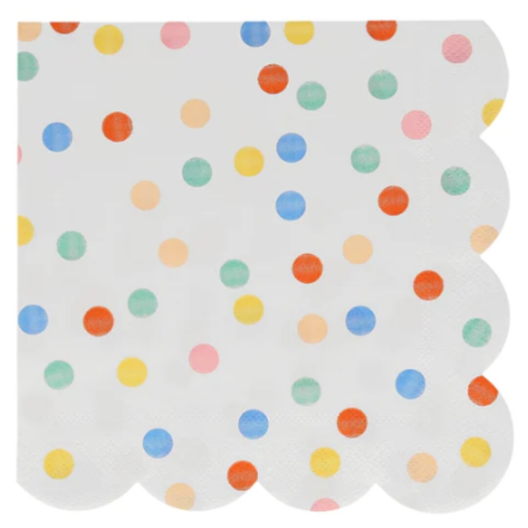 meri meri servetten colourful pattern - small - 16st | 267304 | 2