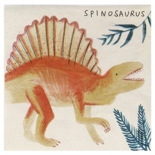 meri meri servetten dino's - small - 16st | 202884 | 1