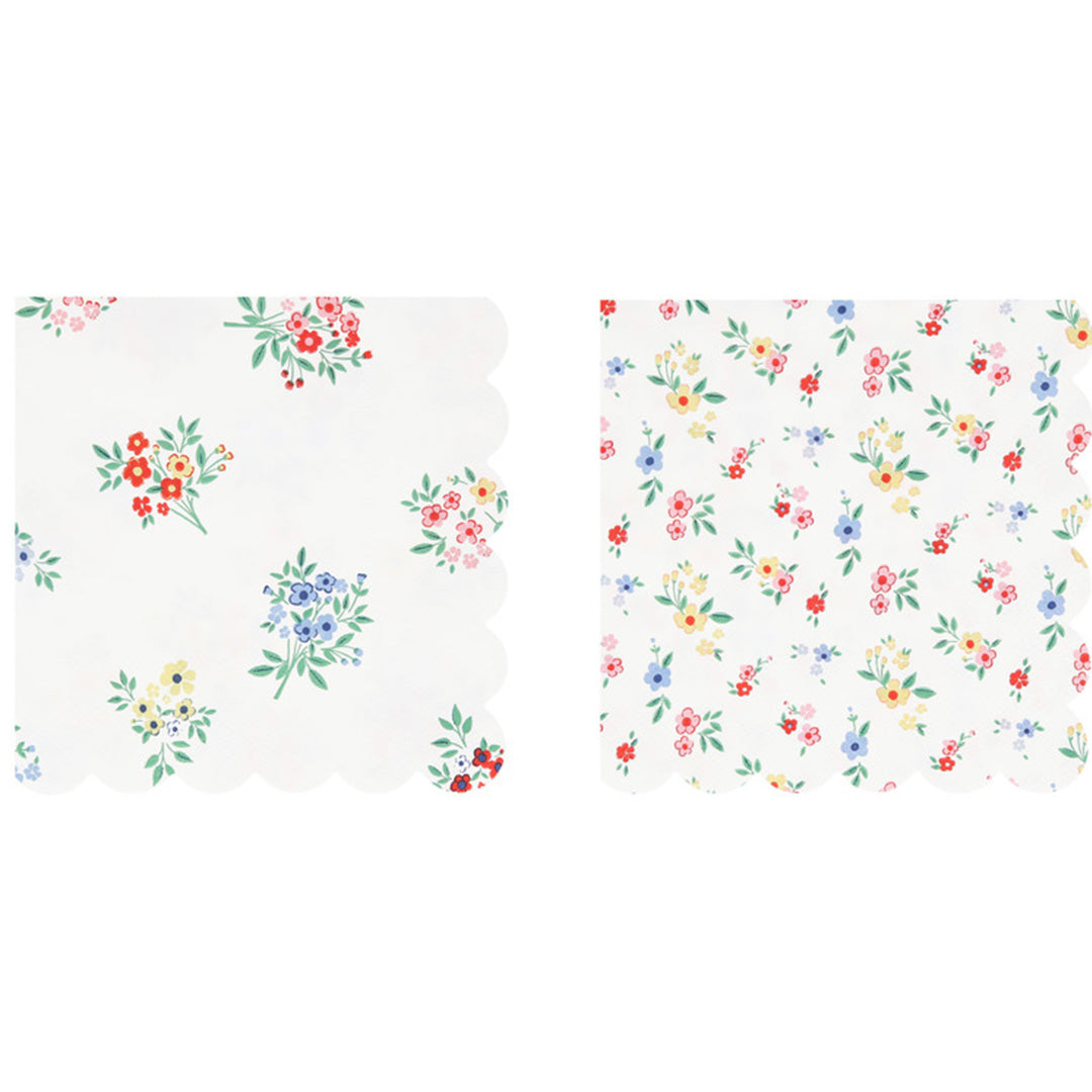 meri meri servetten ditsy posy - small - 16st | 285909 | 0