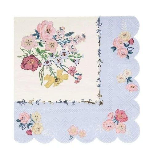 meri meri servetten engelse tuin - large - 16st | 205174 | 4